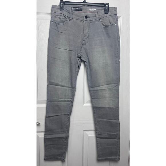 Lee Denim - Lee Modern Series Revolution Denim Women Pants Gray Straight Leg Jeans Size 10 M